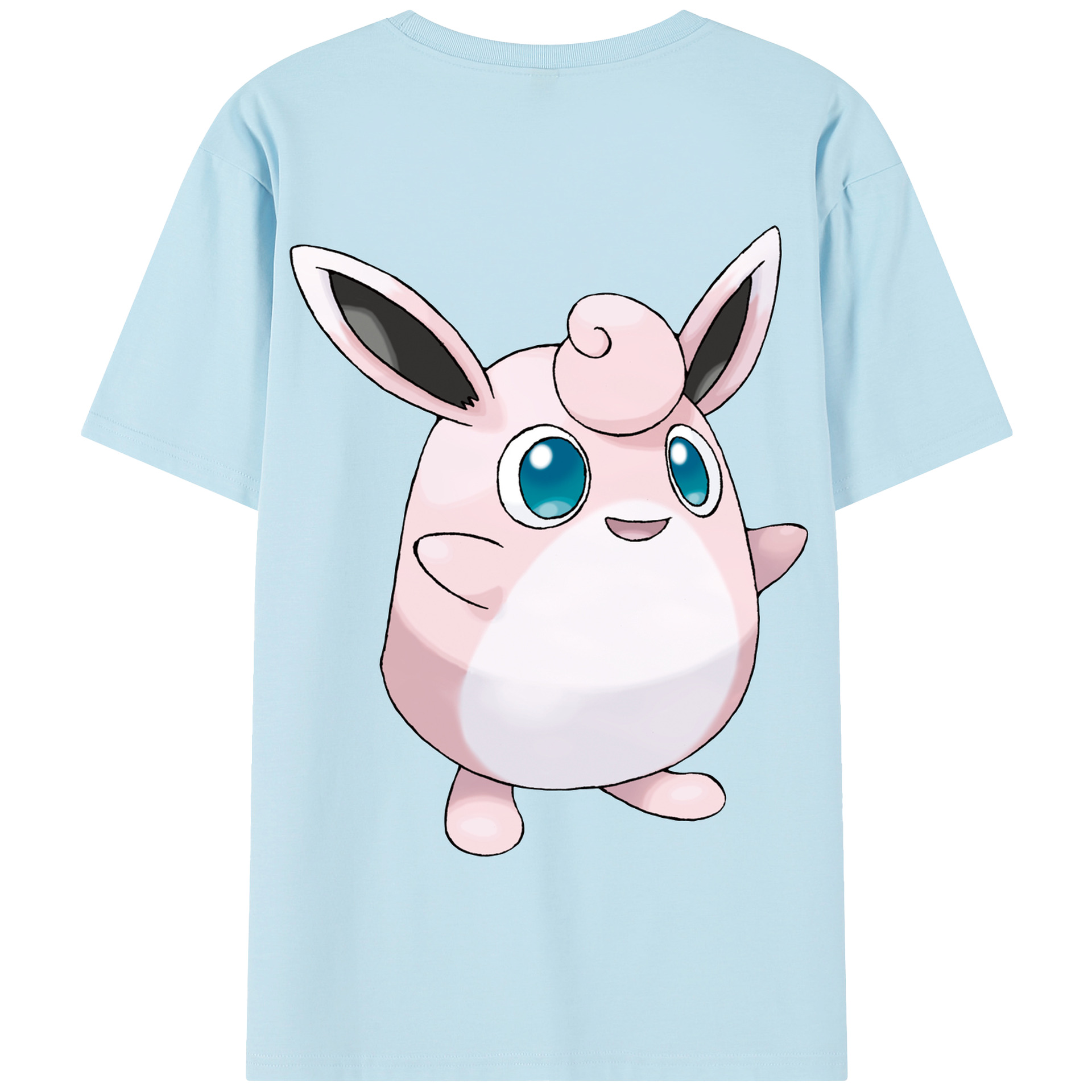 （画像用） ポケットモンスター Pokémon 綿100％半袖Tシャツ（背面プリント）